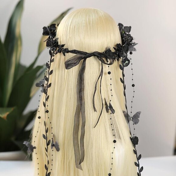 Fairy Flower Headpiece Fairy Costume Elf Crown Nature Cosplay Accessory